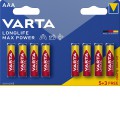 Varta Longlife Max Power alkaline LR03 / AAA 8